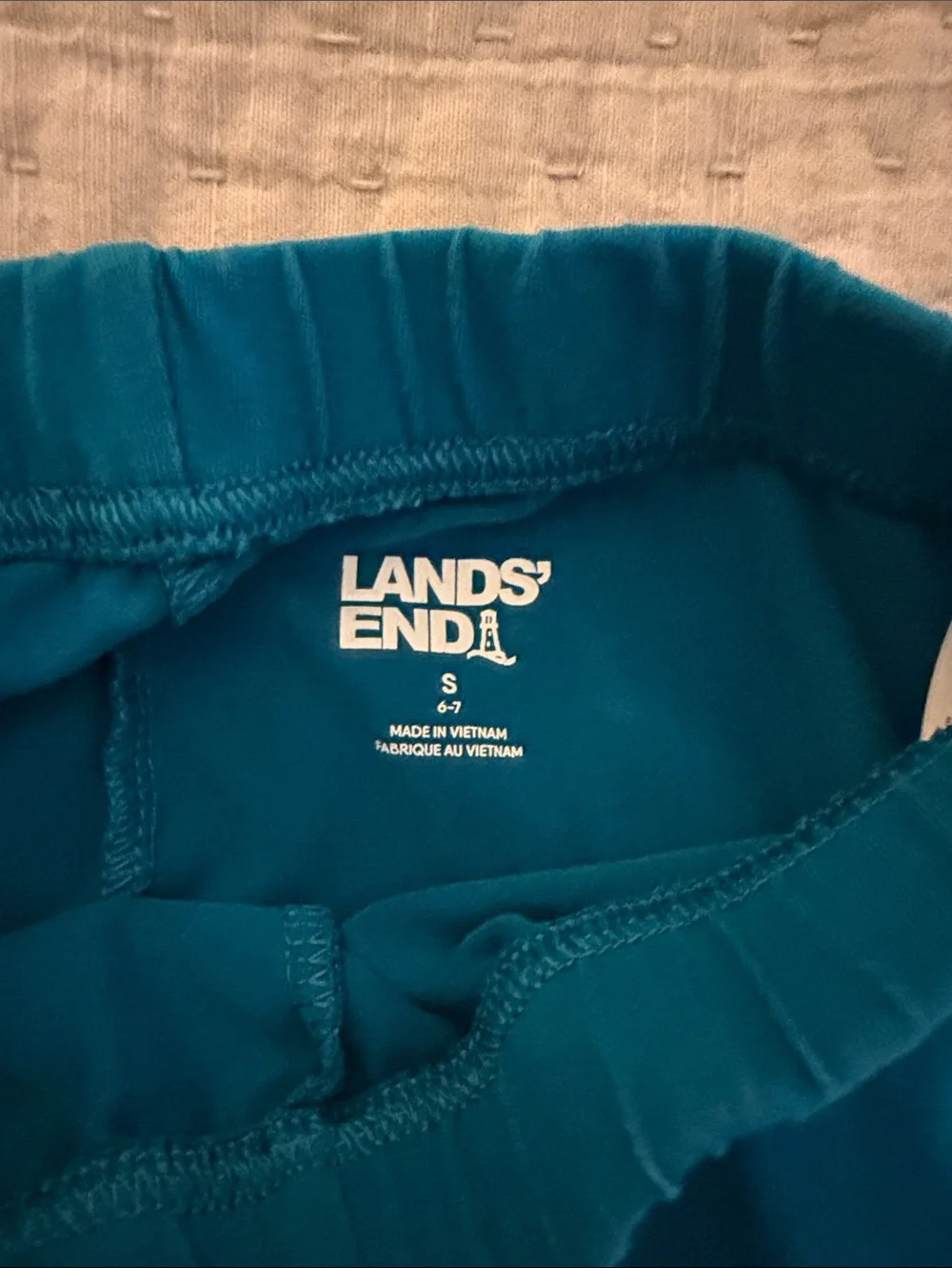 Lands' End Teal Kids' Butterfly Leggings